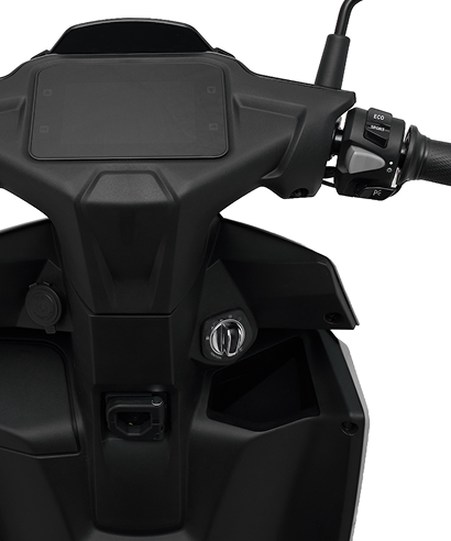 Smart key system with remote lock/unlock, anti-theft protection, and easy bike locating via Bluetooth & GPS.